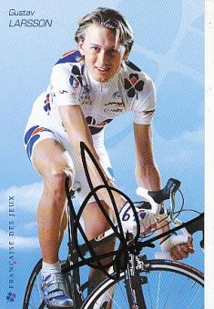 Gustav Larsson  Team FDJ  Radsport  Autogrammkarte original signiert 