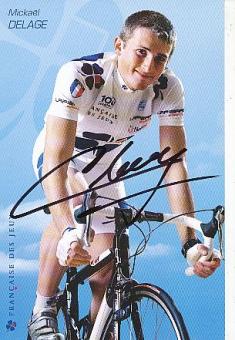 Mikaël Delage  Team FDJ  Radsport  Autogrammkarte original signiert 