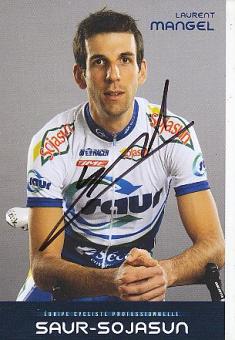 Laurent Mangel  Team Sojasun  Radsport  Autogrammkarte original signiert 