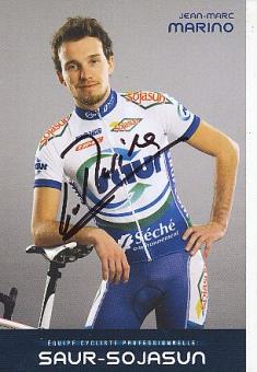 Jean Marc Marino  Team Sojasun  Radsport  Autogrammkarte original signiert 