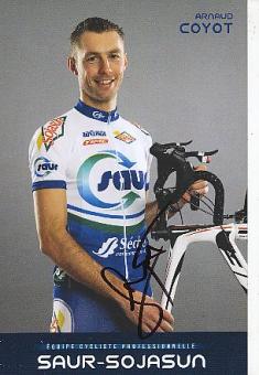 Arnaud Coyot  Team Sojasun  Radsport  Autogrammkarte original signiert 