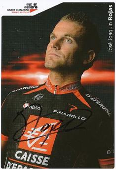 Jose Joaquin Rojas  Team Caisse D' Epargne  Radsport  Autogrammkarte original signiert 