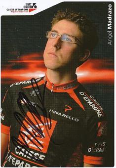 Angel Madrazo  Team Caisse D' Epargne  Radsport  Autogrammkarte original signiert 