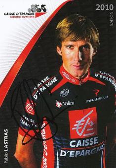 Pablo Lastras  Team Caisse D' Epargne  Radsport  Autogrammkarte original signiert 