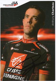 Anthony Charteau  Team Caisse D' Epargne  Radsport  Autogrammkarte original signiert 