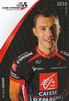 Arnaud Coyot  Team Caisse D' Epargne  Radsport  Autogrammkarte original signiert 