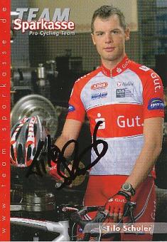 Tilo Schüler  Team Sparkasse  Radsport  Autogrammkarte original signiert 