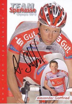 Alexander Gottfried  Team Sparkasse  Radsport  Autogrammkarte original signiert 