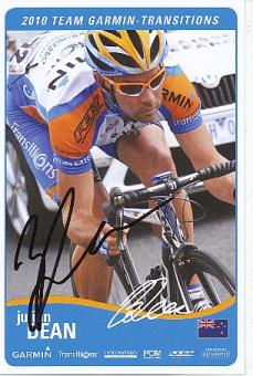 Julian Dean   Team Garmin  Radsport  Autogrammkarte original signiert 