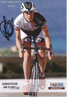 Rene Hooghiemster   Team NSP  Radsport  Autogrammkarte original signiert 