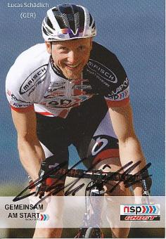 Lucas Schädlich   Team NSP  Radsport  Autogrammkarte original signiert 