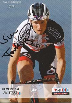 Sven Forberger  Team NSP  Radsport  Autogrammkarte original signiert 