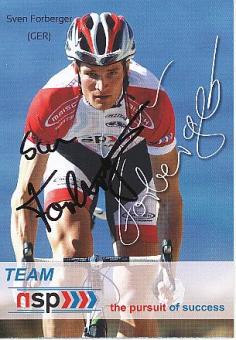 Sven Forberger  Team NSP  Radsport  Autogrammkarte original signiert 
