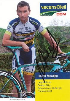 Jarek Morajko  Team Vacansoleil DCM  Radsport  Autogrammkarte original signiert 