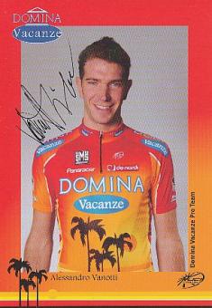 Alessandro Vanotti  Team Domina Vacanze  Radsport  Autogrammkarte original signiert 