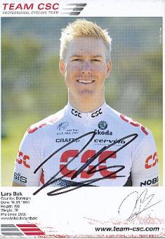 Lars Bak  Team CSC  Radsport  Autogrammkarte original signiert 