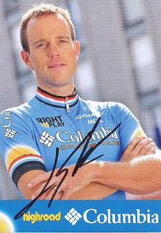 Kim Kirchen  Team Columbia  Radsport  Autogrammkarte original signiert 