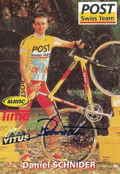Daniel Schnider  Radsport  Autogrammkarte original signiert 