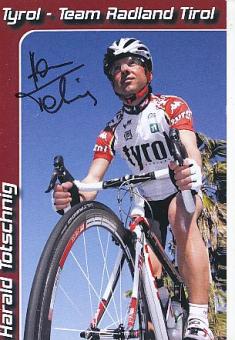 Harald Totschnig  Radsport  Autogrammkarte original signiert 