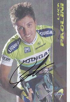 Luca Paolini  Radsport  Autogrammkarte original signiert 