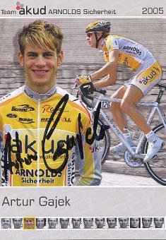 Artur Gajek  Radsport  Autogrammkarte original signiert 