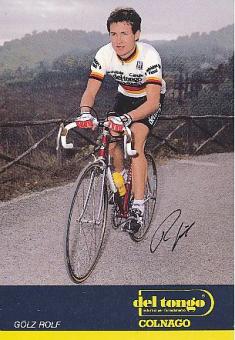Rolf Gölz  Radsport  Autogrammkarte original signiert 