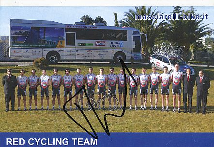 ?  Red Cycling Team   Radsport  Autogrammkarte original signiert 