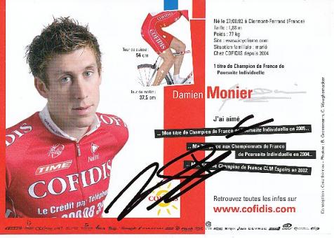 Damien Monier  Team Cofidis   Radsport  Autogrammkarte original signiert 