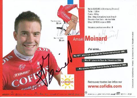 Amaël Moinard  Team Cofidis   Radsport  Autogrammkarte original signiert 