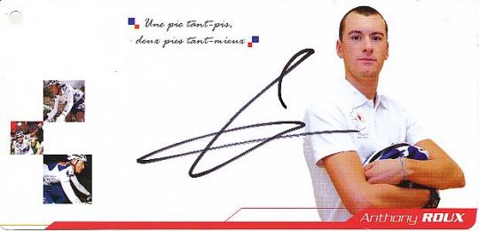 Anthony Roux  Team FDJ  Radsport  Autogrammkarte original signiert 