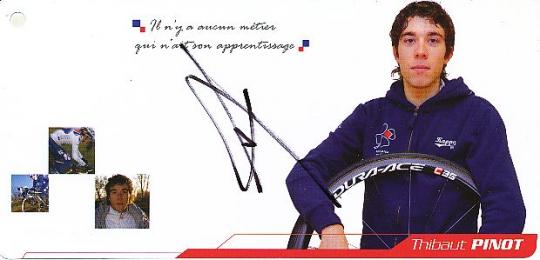 Thibaut Pinot  Team FDJ  Radsport  Autogrammkarte original signiert 