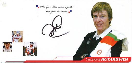 Yauheni Hutarovich  Team FDJ  Radsport  Autogrammkarte original signiert 