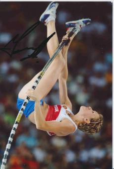 Yuliya Golubchikova  Rußland  Leichtathletik Foto original signiert 