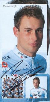 Thomas Ziegler  Team Gerolsteiner  Radsport  Autogrammkarte original signiert 