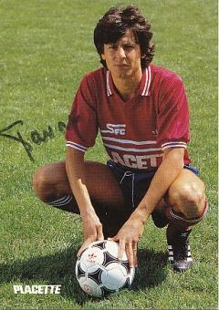 Lucien Favre  Servette Genf  Fußball  Autogrammkarte original signiert 