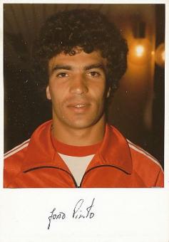 Joao Pinto  Portugal EM 1984  Fußball Autogramm Karte  original signiert 