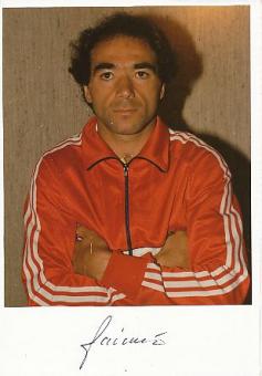 Jaime Pacheco  Portugal EM 1984  Fußball Autogramm Karte  original signiert 