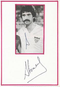 Antonio Alvarez  FC Sevilla  Fußball Autogramm Karte  original signiert 