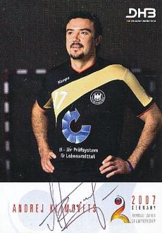 Andrej Klimovets  DHB   Handball Autogrammkarte original signiert 