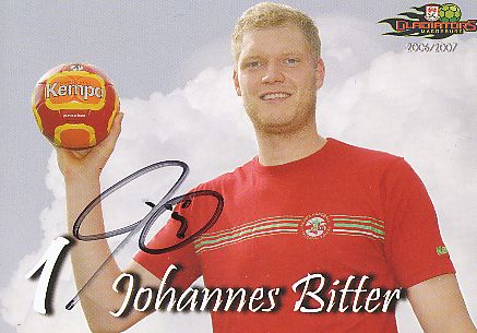 Johannes Bitter  2006/2007  SC Magdeburg  Handball Autogrammkarte original signiert 