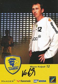 Maros Kolpak  Rhein Neckar Löwen  Handball Autogrammkarte original signiert 