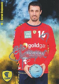 Goran Stojanovic  Rhein Neckar Löwen  Handball Autogrammkarte original signiert 