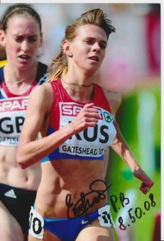 Yelena Korobkina  Rußland  Leichtathletik Autogramm Foto original signiert 