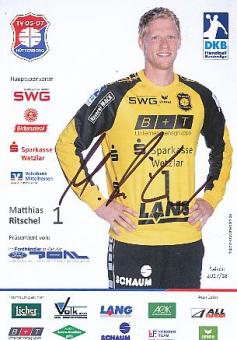 Matthias Ritschel  TV Hüttenberg  Handball Autogrammkarte original signiert 