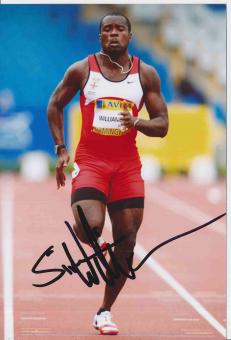 Simeon Williamson  Großbritanien  Leichtathletik Autogramm Foto original signiert 