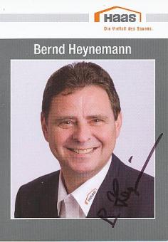 Bernd Heynemann  DFB Schiedsrichter Fußball Autogrammkarte original signiert 