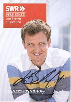 Lennert Brinkhoff  SWR  Sport  TV  Autogrammkarte original signiert 
