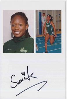 Sunita Brathwaite  USA  Leichtathletik Autogramm Foto original signiert 