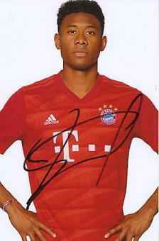 David Alaba  FC Bayern München Fußball Autogramm Foto original signiert 