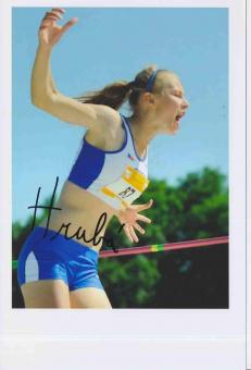 Michaela Hruba  Tschechien  Leichtathletik Autogramm Foto original signiert 